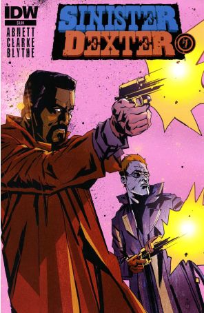 Sinister Dexter (2nd Series) 1 published by IDW with cover art by Antonio Fuso