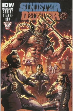 Sinister Dexter (2nd Series) 4 (Sub) published by IDW with cover art by David Millgate