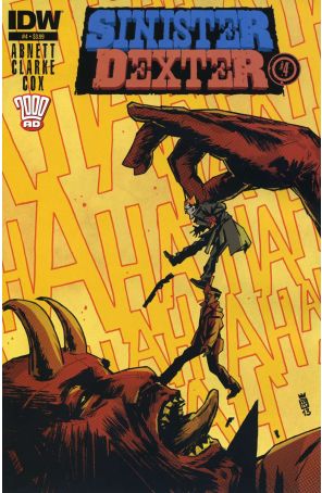 Sinister Dexter (2nd Series) 4 published by IDW with cover art by Antonio Fuso