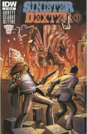Sinister Dexter (2nd Series) 5A published by IDW with cover art by David Millgate