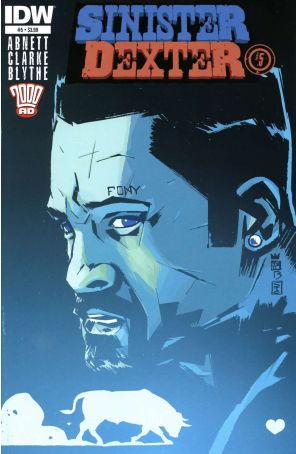 Sinister Dexter (2nd Series) 5 published by IDW with cover art by Antonio Fuso