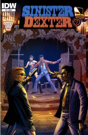 Sinister Dexter (2nd Series) 7 published by IDW with cover art by David Millgate