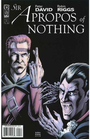 Sir Apropos of Nothing 4A published by IDW with cover art by Robin Riggs