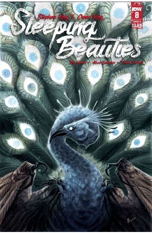 Sleeping Beauties 8A published by IDW with cover art by Abigail Jill Harding
