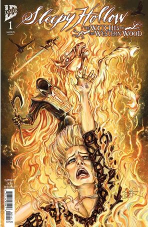 Sleepy Hollow: The Witches of the Western Wood 1D published by IDW with cover art by Sara Richard