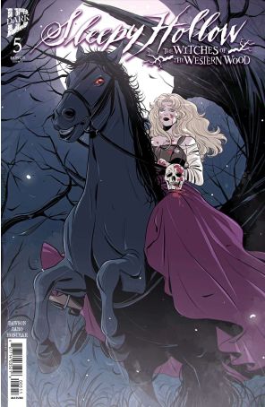 Sleepy Hollow: The Witches of the Western Wood 5A published by IDW with cover art by Luana Vecchio