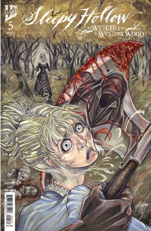 Sleepy Hollow: The Witches of the Western Wood 5C published by IDW with cover art by Sara Richard