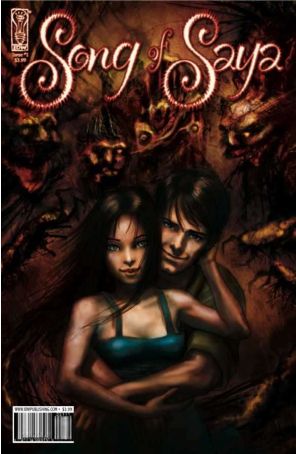 Song of Saya 1 published by IDW with cover art by Yair Herrera