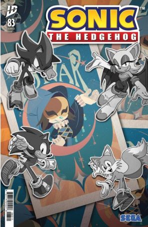 Sonic the Hedgehog (IDW) 83A published by IDW with cover art by Bracardi Curry