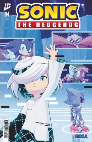 Sonic the Hedgehog (IDW) 84A published by IDW with cover art by Min Ho Kim