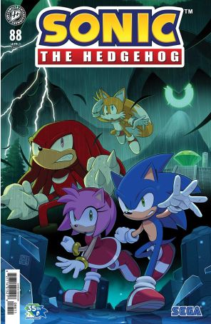 Sonic the Hedgehog (IDW) 88A published by IDW with cover art by Min Ho Kim