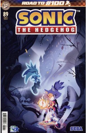 Sonic the Hedgehog (IDW) 89C published by IDW with cover art by Nathalie Fourdraine