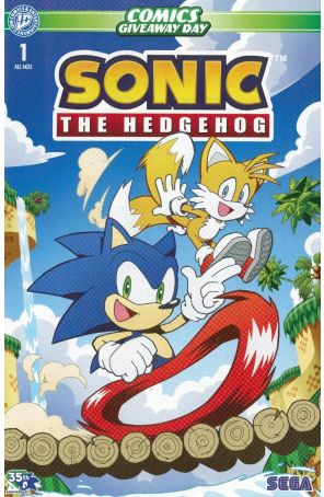 Sonic the Hedgehog (IDW) CGD 2026 published by IDW with cover art by Miles Arq