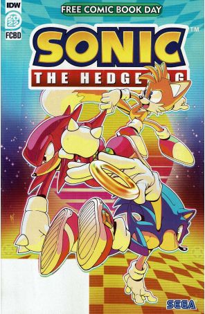 Sonic the Hedgehog (IDW) FCBD 2022 published by IDW with cover art by Adam Bryce Thomas