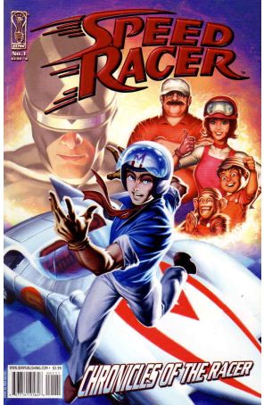 Speed Racer (IDW) 1B published by IDW with cover art by Alex Garner