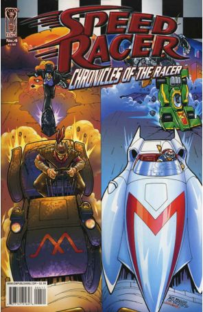 Speed Racer (IDW) 4A published by IDW with cover art by Robby Musso