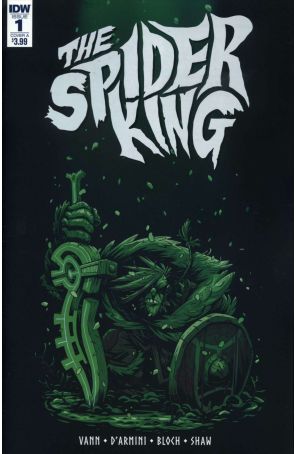 The Spider King 1A published by IDW with cover art by Simone D’armini