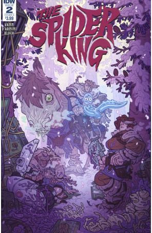 The Spider King 2A published by IDW with cover art by Simone D’Armini