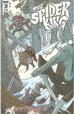 The Spider King 3B published by IDW with cover art by Simon Roy