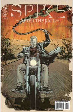 Spike: After the Fall 1C published by IDW with cover art by Joe Sharp and Rob Sharp