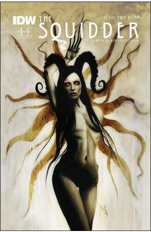 The Squidder 2A published by IDW with cover art by Menton3