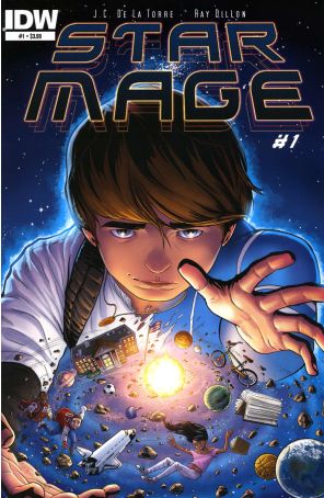 Star Mage 1 published by IDW with cover art by Ray Dillon