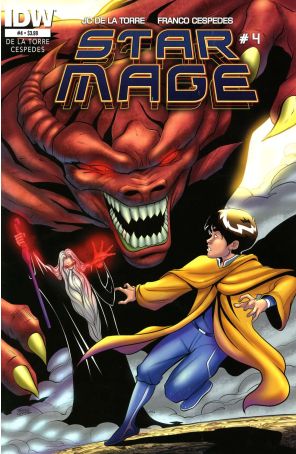 Star Mage 4 published by IDW with cover art by Franco Cespedes