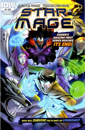 Star Mage 6 published by IDW with cover art by Franco Cespedes