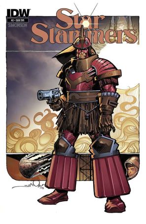 Star Slammers Remastered 2A published by IDW with cover art by Walt Simonson