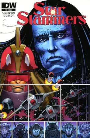 Star Slammers Remastered 3 published by IDW with cover art by Walt Simonson