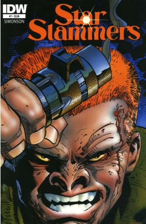 Star Slammers Remastered 7 published by IDW with cover art by Walt Simonson