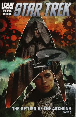 Star Trek (5th Series) 10 published by IDW with cover art by Tim Bradstreet