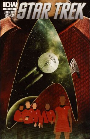 Star Trek (5th Series) 13 published by IDW with cover art by Tim Bradstreet