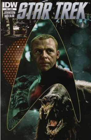 Star Trek (5th Series) 14 published by IDW with cover art by Tim Bradstreet