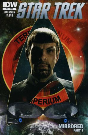 Star Trek (5th Series) 15 published by IDW with cover art by Tim Bradstreet