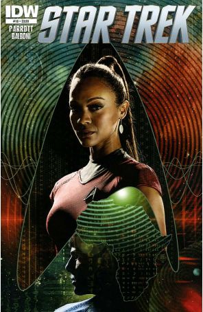 Star Trek (5th Series) 18 published by IDW with cover art by Tim Bradstreet