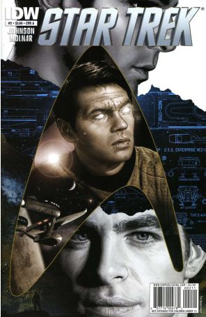 Star Trek (5th Series) 2A published by IDW with cover art by Tim Bradstreet
