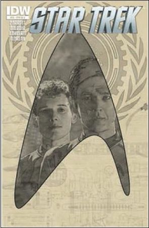 Star Trek (5th Series) 20A published by IDW with cover art by Tim Bradstreet