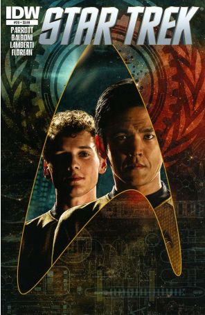 Star Trek (5th Series) 20 published by IDW with cover art by Tim Bradstreet
