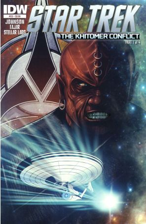 Star Trek (5th Series) 25 published by IDW with cover art by Erfan Fajar