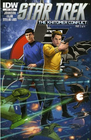 Star Trek (5th Series) 27 published by IDW with cover art by Erfan Fajar