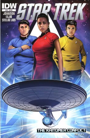 Star Trek (5th Series) 28 published by IDW with cover art by Erfan Fajar