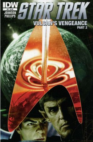 Star Trek (5th Series) 8 published by IDW with cover art by Tim Bradstreet