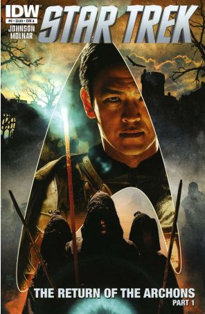 Star Trek (5th Series) 9A published by IDW with cover art by Tim Bradstreet