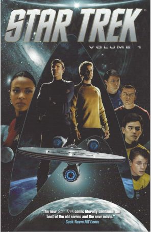 Star Trek (5th Series) TPB 1 (3rd) published by IDW with cover art by Tim Bradstreet