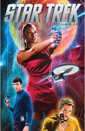 Star Trek (5th Series) TPB 11 published by IDW with cover art by Joe Corroney