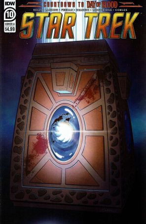 Star Trek (6th Series) 10A published by IDW with cover art by Mike Feehan