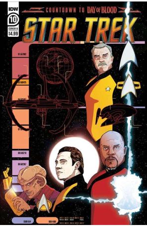 Star Trek (6th Series) 10B published by IDW with cover art by Philip Murphy