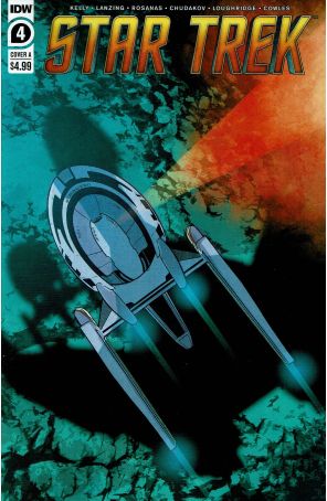Star Trek (6th Series) 4A published by IDW with cover art by Ramon Rosanas