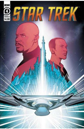Star Trek (6th Series) 4B published by IDW with cover art by Marcus To